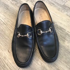 Men Gucci Horsebit Loafers EUC